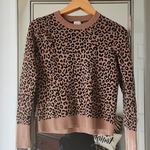 A new day animal print sweater small